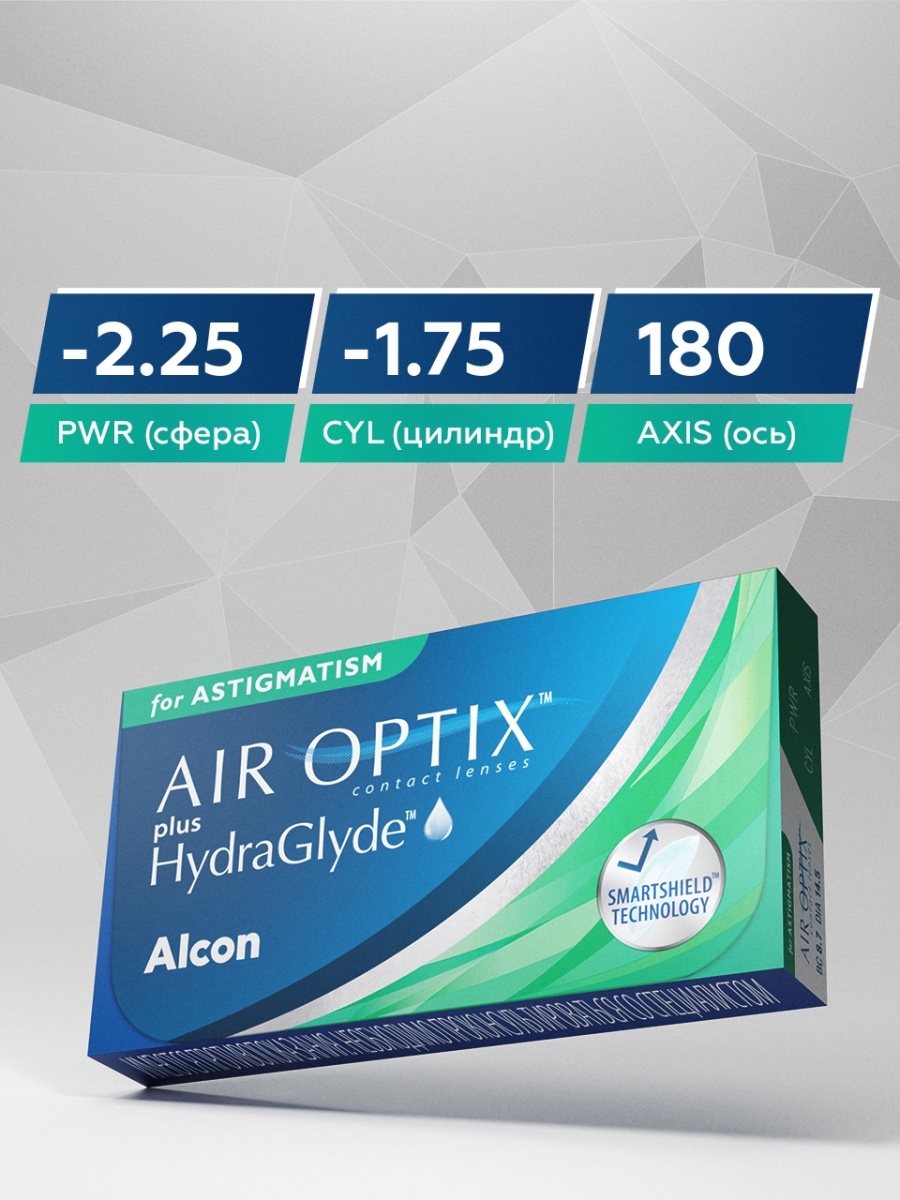 Астигматические линзы спб. Линзы Air Optix HYDRAGLYDE. Air Optix (Alcon) for Astigmatism (3 линзы). Контактные линзы Air Optix 8.7. Линзы Alcon 2.75.