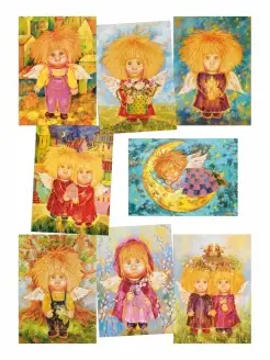 Открытки 8 штук для посткроссинга Л. Немоляева Artangels.Originals 18900330 купить за 533 ₽ в интернет-магазине Wildberries