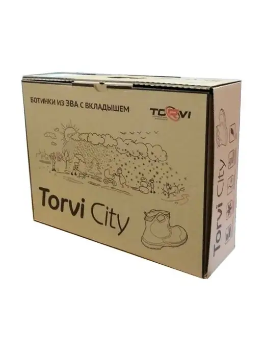 Torvi Ботинки из ЭВА City с вкладышем, черный, фото 3