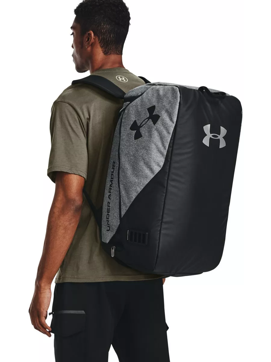 Under armour hustle on sale small duffel bag