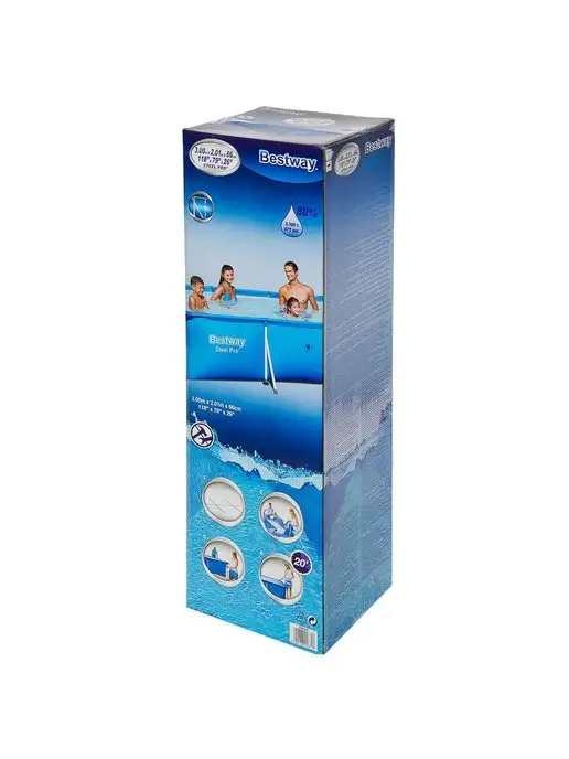 Bestway Бассейн каркасный 300х201х66 см, 3300 л, 300x201x66 см, 3300 л, фото 8