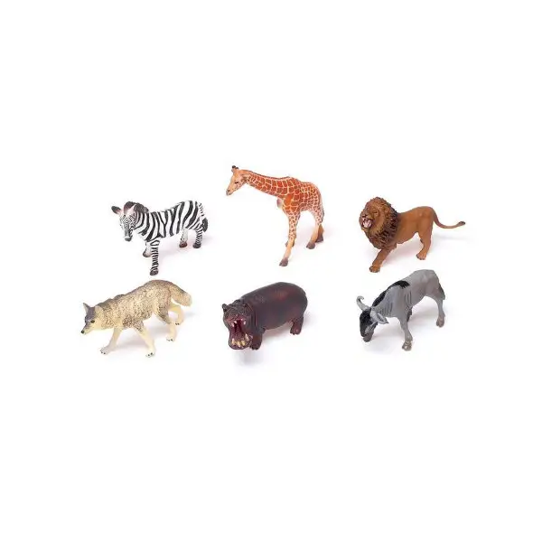 Набор животных "Звери Африки", 6 фигурок
