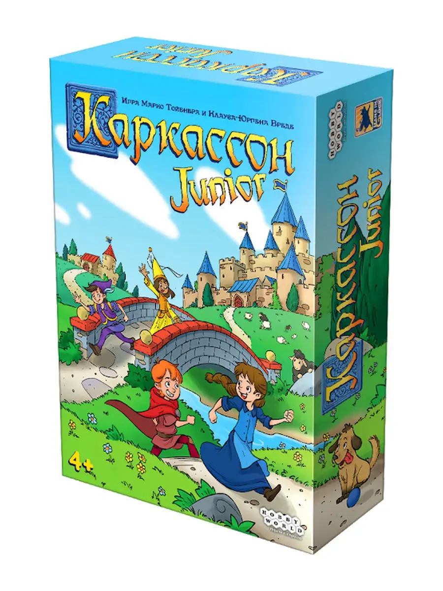 Настольная игра Каркассон JUNIOR Hobby World 18968081 купить за 2 408 ₽ в  интернет-магазине Wildberries