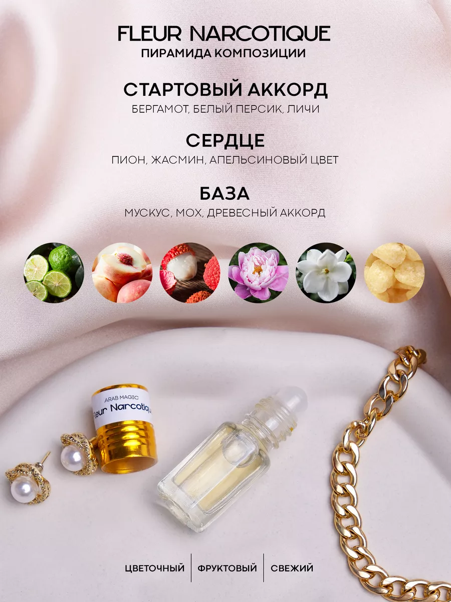 Масляные духи Fleur Narcotique Arab musk 18979178 купить за 325 ₽ в  интернет-магазине Wildberries