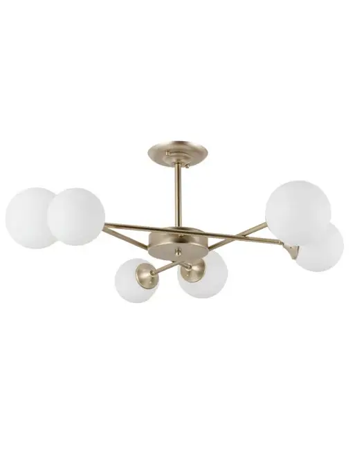 Arte Lamp Потолочная люстра MARCO A2703PL-6SG, желтый, фото 3