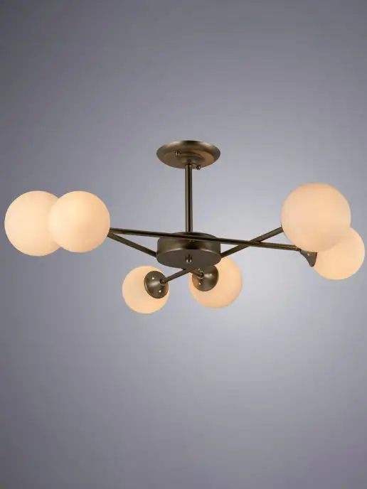 Arte Lamp Потолочная люстра MARCO A2703PL-6SG, желтый, фото 4