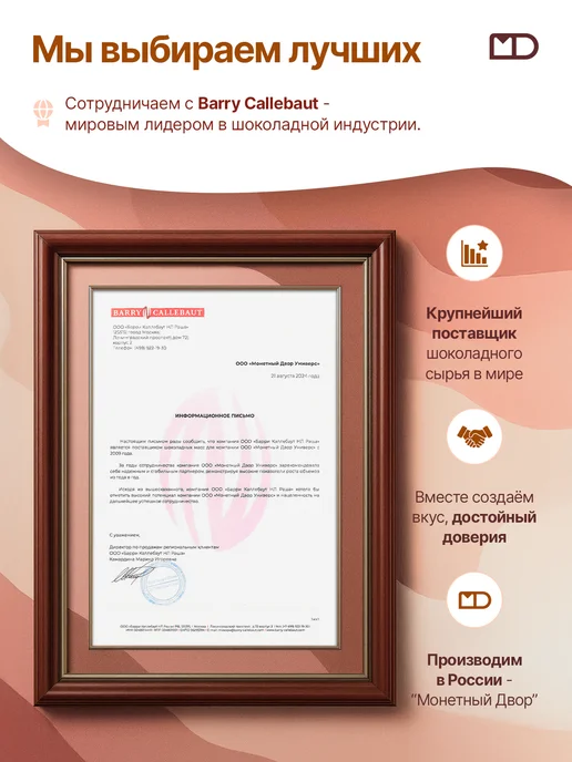 Монетный двор Шоколадные мини-плитки из глазури, 500 шт. по 5гр, 500 шт, 5 г, фото 7