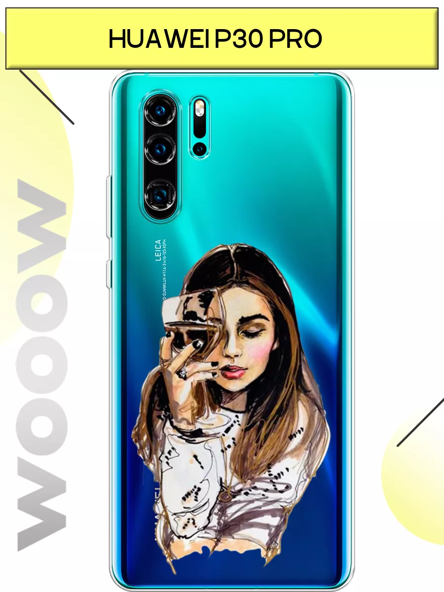 Чехол на Huawei P30 Pro с принтом Huawei 19046280 купить за 319 ₽ в  интернет-магазине Wildberries