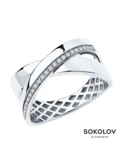 Ювелирное кольцо женское золото 585 SOKOLOV 19055996 купить за 15 223 ₽ в интернет-магазине Wildberries