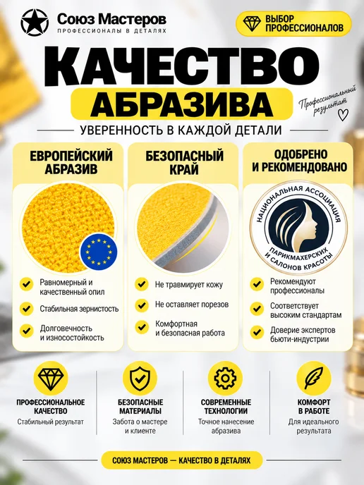 Союз Мастеров Сменные файлы для маникюра Лодка БЕЗ ВСПЕНКИ #100 50 шт, 50 шт, фото 3