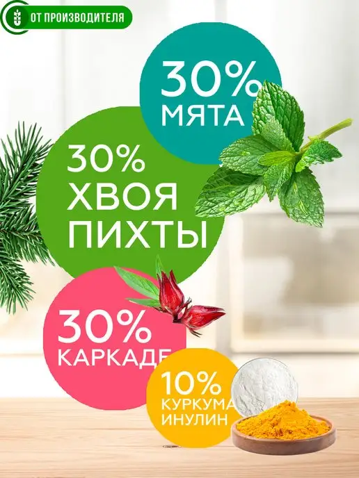 Сибирская клетчатка Хвойный чай успокаивающий, 20 пакетиков, вариант, фото 8