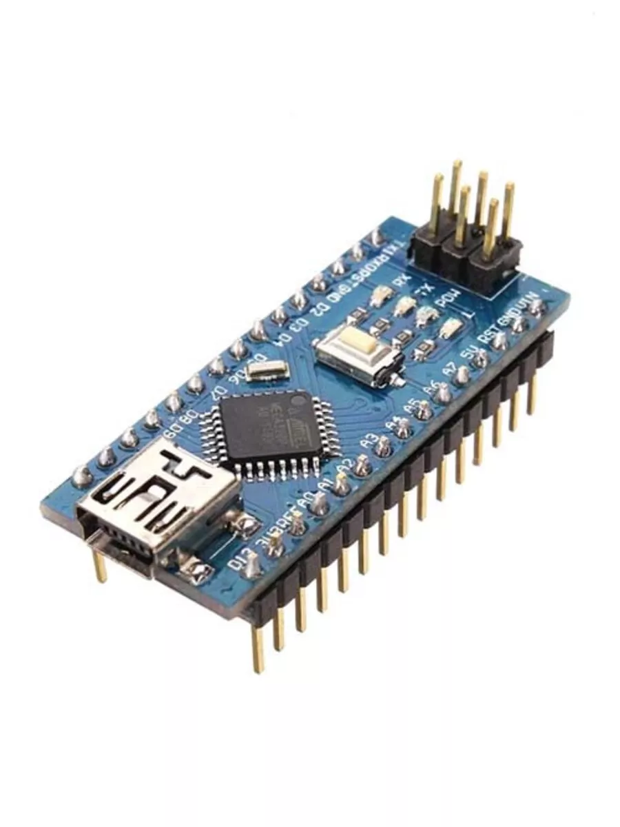 Arduino Nano v3.0(ATMEGA328P) + кабель USB Arduino 19085891 купить за 832 ₽  в интернет-магазине Wildberries