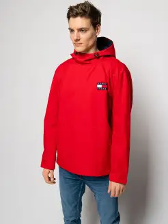 Куртка анорак демисезонная с капюшоном TOMMY JEANS 19099019 купить за 7 941 ₽ в интернет-магазине Wildberries