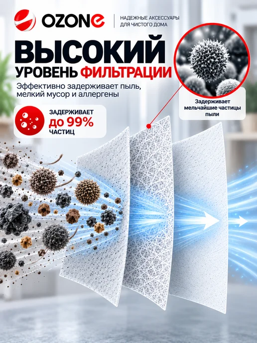 OZONE Мешок многоразовый для пылесоса SAMSUNG, вариант, фото 3