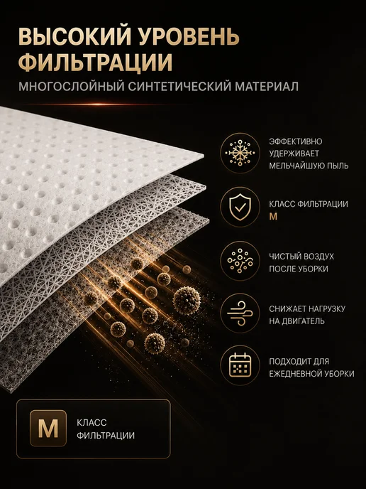 OZONE Мешки для пылесоса Samsung одноразовые + фильтр, 5 шт, вариант, фото 3