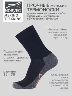 Термоноски зимние шерстяные Merino Trekking NORVEG 19161931 купить за 1 168 ₽ в интернет-магазине Wildberries