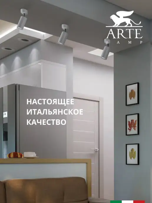 Arte Lamp Спот AQUARIUS A3216PL-1GY, серый, фото 4