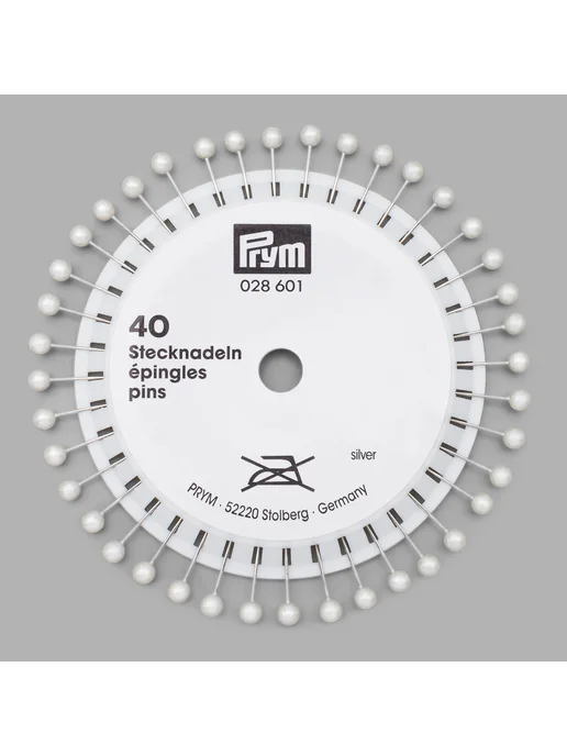Prym Булавки портновские 0,65х38 мм 40 шт, Прим, 0.65x38 мм, 40 шт, фото 4