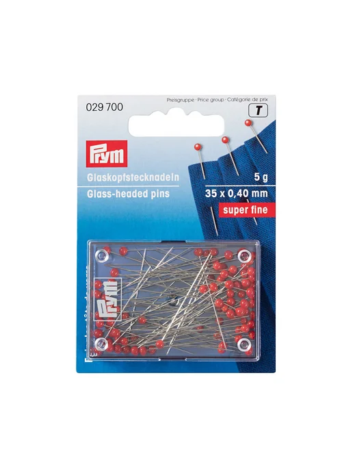 Prym Булавки со стеклянными головками 35х0,4 мм, 35x0.4 мм, фото 5