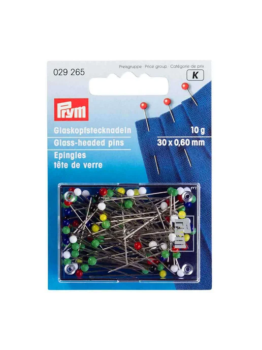 Prym Булавки со стеклянными головками 0,60x30мм, 0.60x30 мм, фото 6