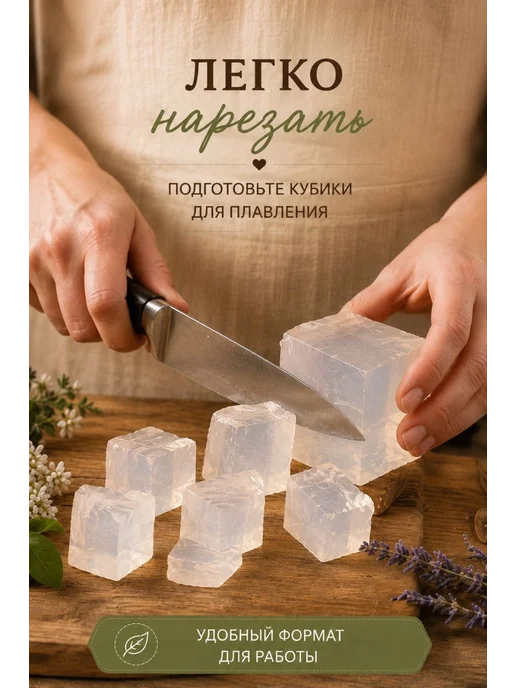SoapMaster Мыльная основа белая для мыловарения 1кг, 0,5 кг, фото 5
