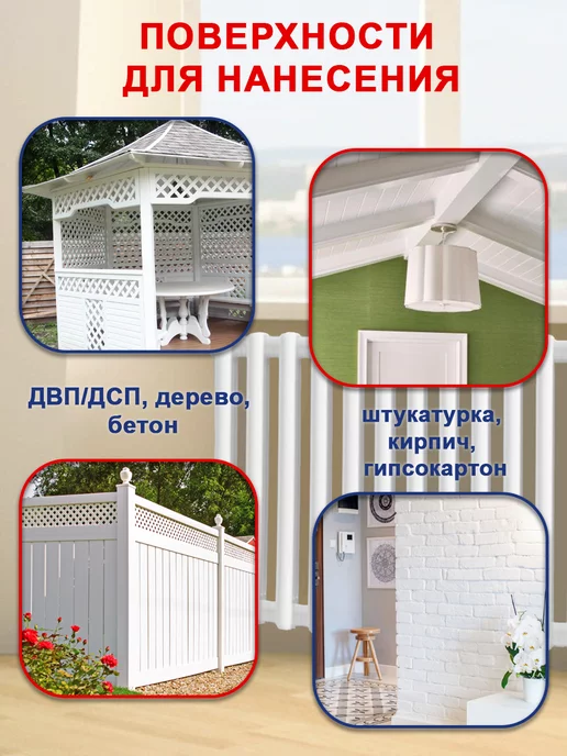 ВТеме Эмаль акриловая белая для радиаторов металла дерева 1кг, 1 кг, фото 3
