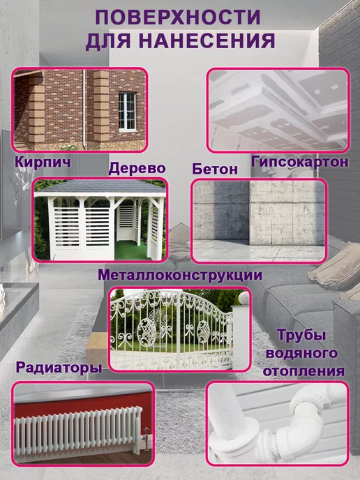 ВТеме Эмаль акриловая белая без запаха для стен, радиаторов, 0,5кг, 500 г, фото 3