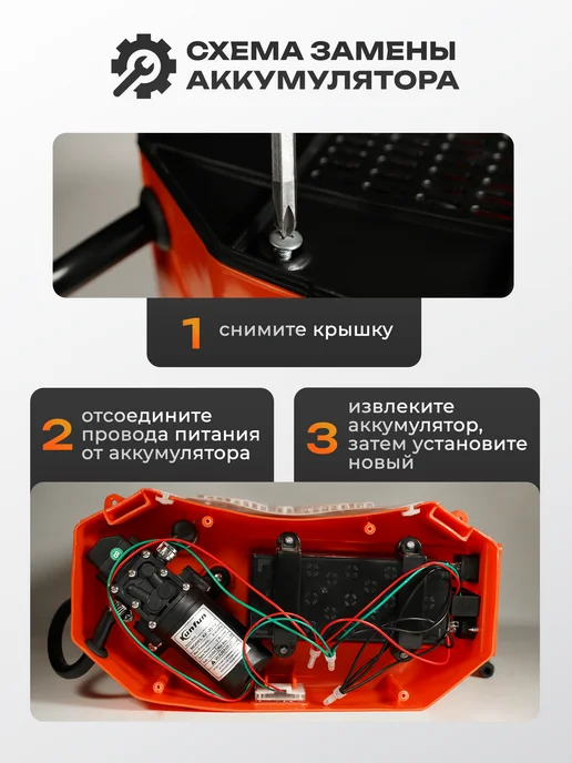 ELECTROLITE Опрыскиватель садовый аккумуляторный BS-12 3, 12 л, 3 шт, фото 7