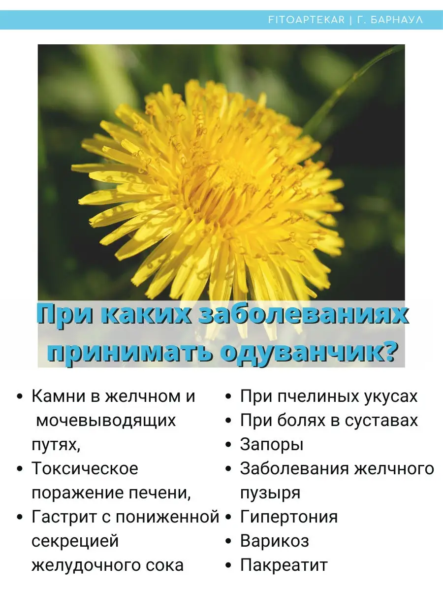 Сок одуванчика, 100 мл ФИТО-АПТЕКАРЬ 19290217 купить за 514 ₽ в  интернет-магазине Wildberries