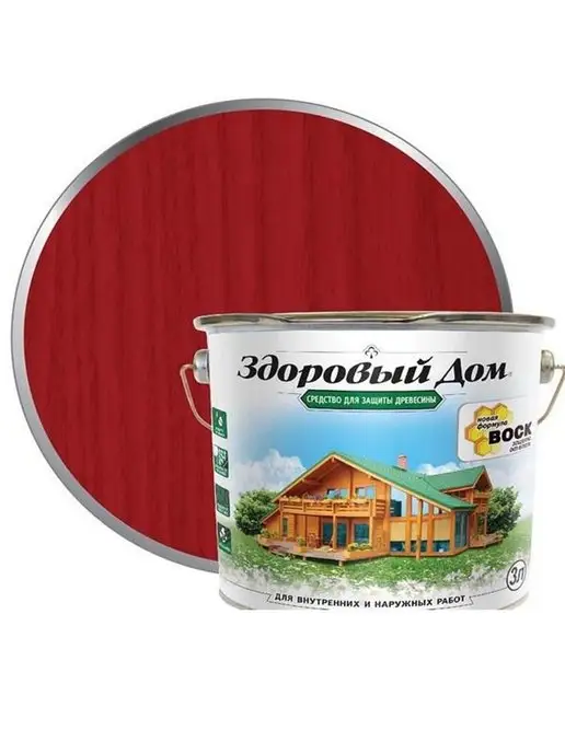 Здоровый дом Пропитка для дерева рябина 0,8л, 800 мл, фото 5