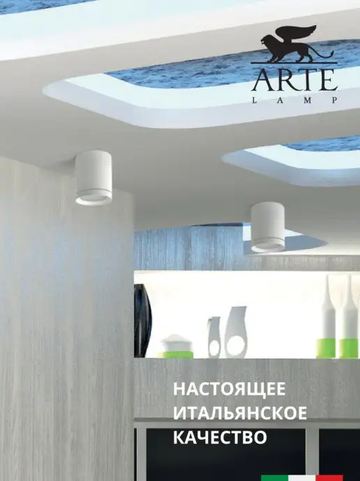 Arte Lamp Точечный накладной светильник ELLE A1909PL-1WH, белый, фото 3