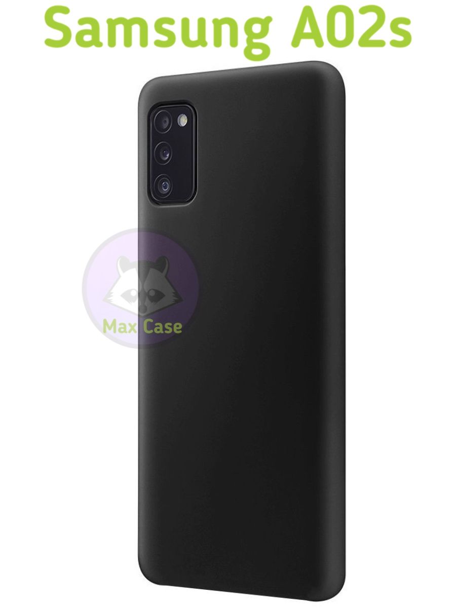 Чехол на Samsung A02s для Самсунг а02s черный матовый Samsung 19340559  купить за 112 ₽ в интернет-магазине Wildberries