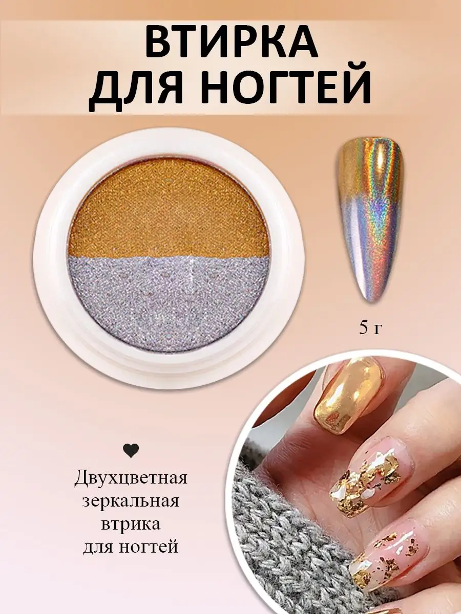 Зеркальная втирка Solid Mirror Powder в палетке 4 в 1 купить | Интернет-магазин Megan