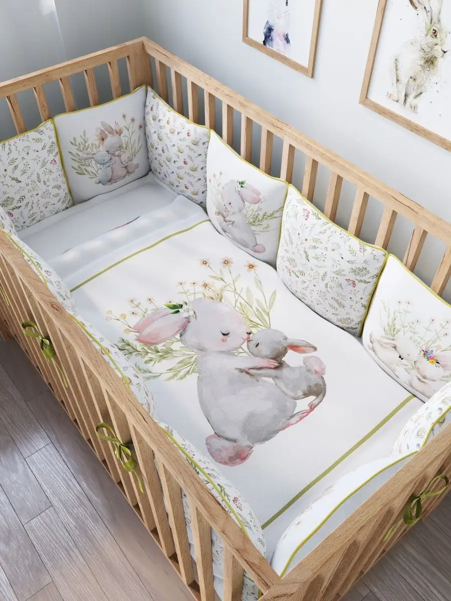 Постельное белье для новорожденных в кроватку