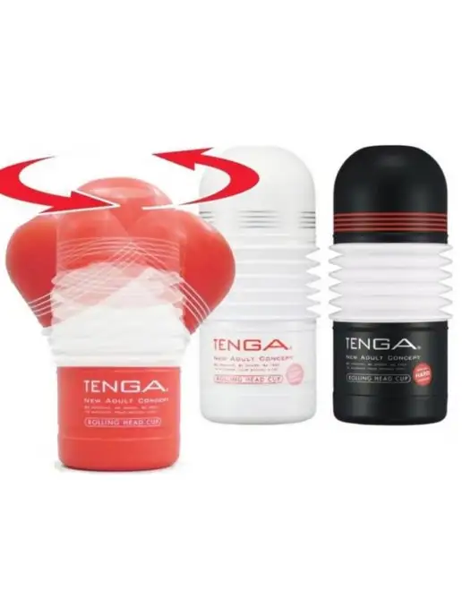 TENGA Мастурбатор ROLLING HEAD CUP, белый, фото 3