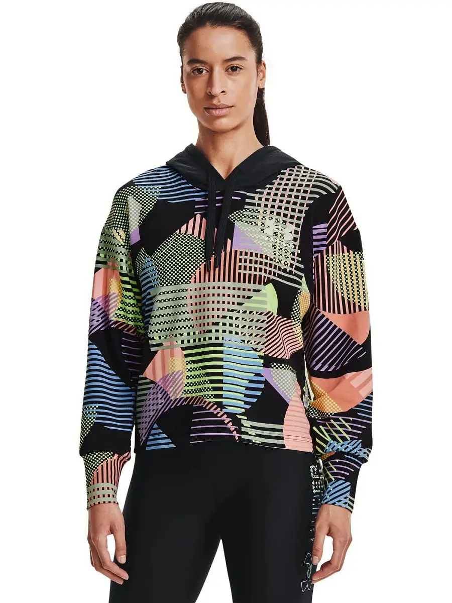 Rival Terry Geo Print Hoodie Under Armour 19406106 Wildberries