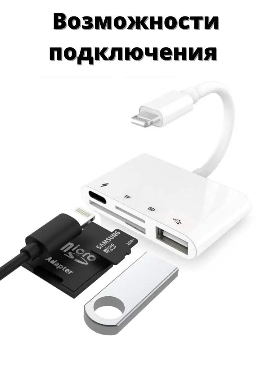 Адаптер Apple USB‑C для чтения SD‑карт (MUFG2ZM/A)