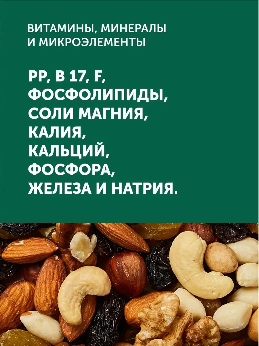 Ореховая смесь Набор орехов и сухофруктов Ореховая марка 19506507 купить за  637 ₽ в интернет-магазине Wildberries