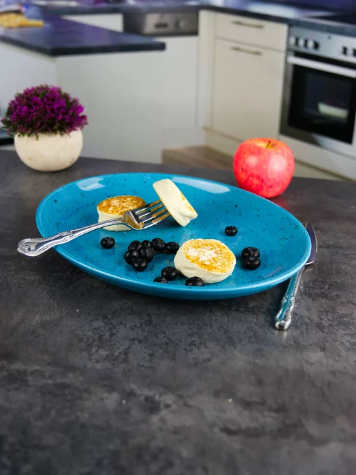 REPAST Блюдо сервировочное овальное Lifestyle ARTICBLUE 32 см, зеленый, фото 4