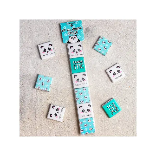 Молочный шоколад Панда, 5 гр. х 6 шт.