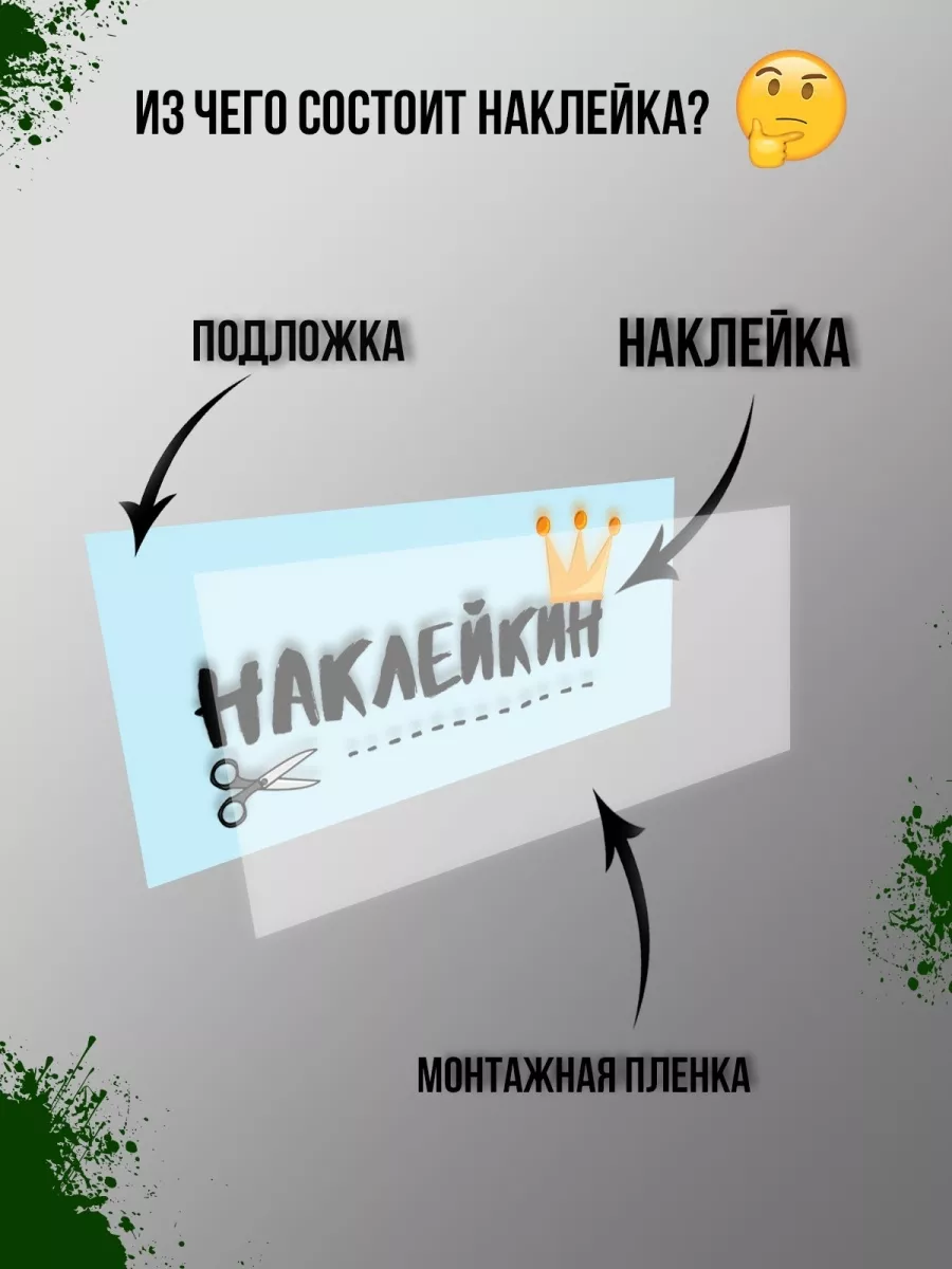 Наклейка на авто 