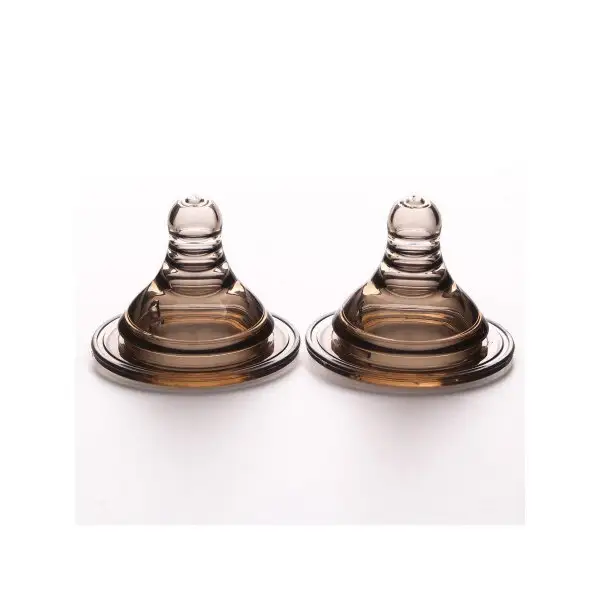 Набор силиконовых сосок для бутылочки 2 шт