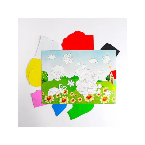 Аппликация 3D "Друзья на полянке" из ЕVA