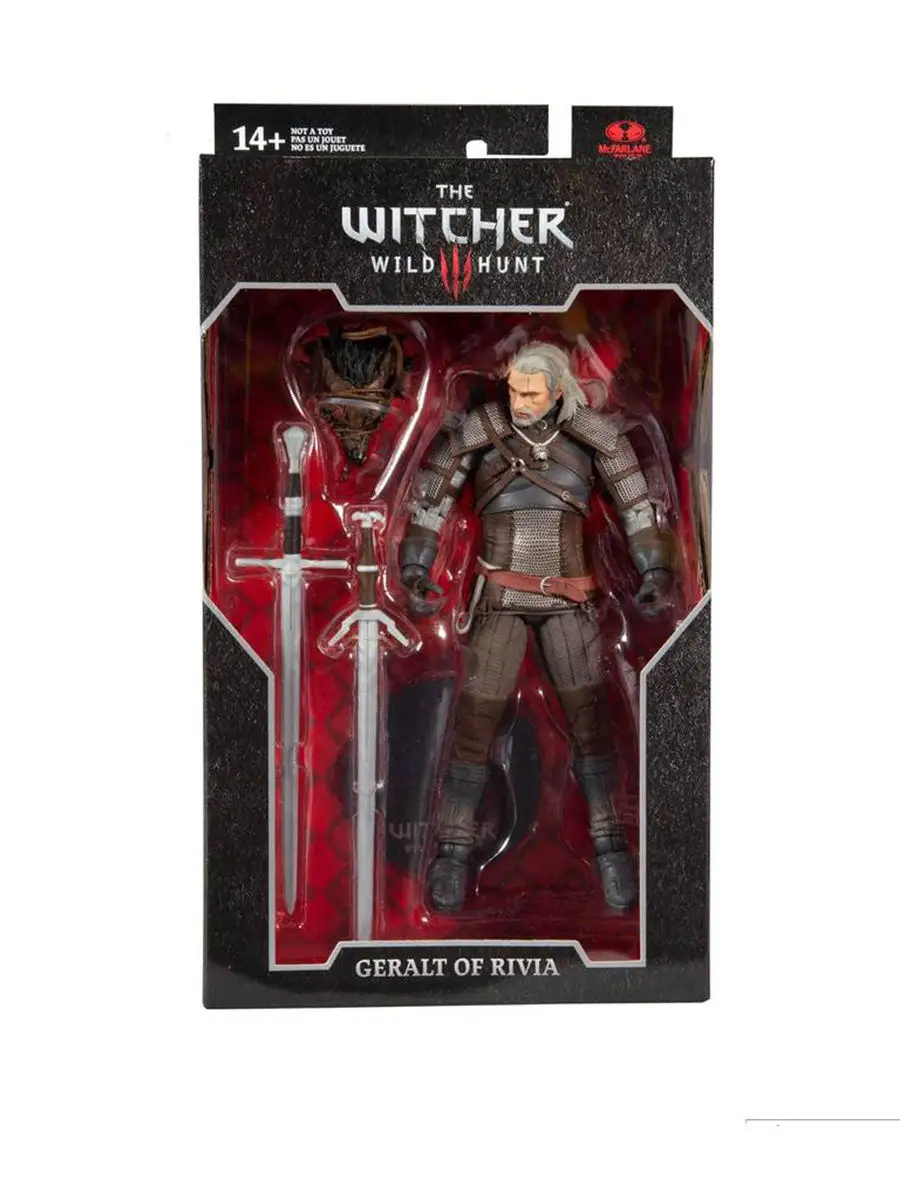 Подвижная фигурка Геральта Ведьмак (Geralt of Rivia Witcher) McFarlane Toys  19558969 купить в интернет-магазине Wildberries