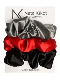 Резинки для волос шелковые набор Nata Kikot 19668317 купить за 339 ₽ в интернет-магазине Wildberries