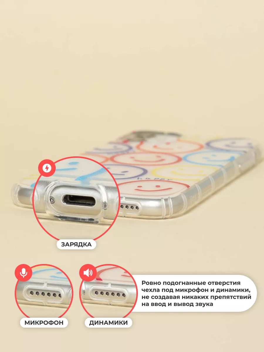 Чехол на iPhone 11 прозрачный с принтом MeLoReN 19674749 купить за 277 ₽ в  интернет-магазине Wildberries