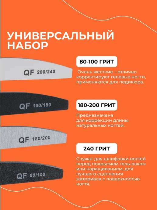 QF Профессиональный набор для маникюра и педикюр, черный, фото 2