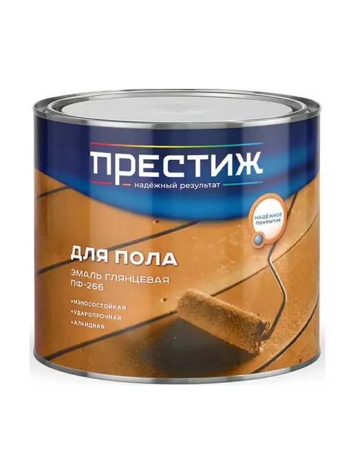 Престиж Эмаль пф-266 желто-коричневая 1,9 кг, 1,9 кг