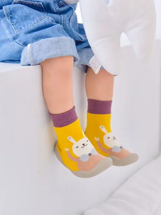 Tessolo Home Пинетки для новорожденных для первых шагов, желтый