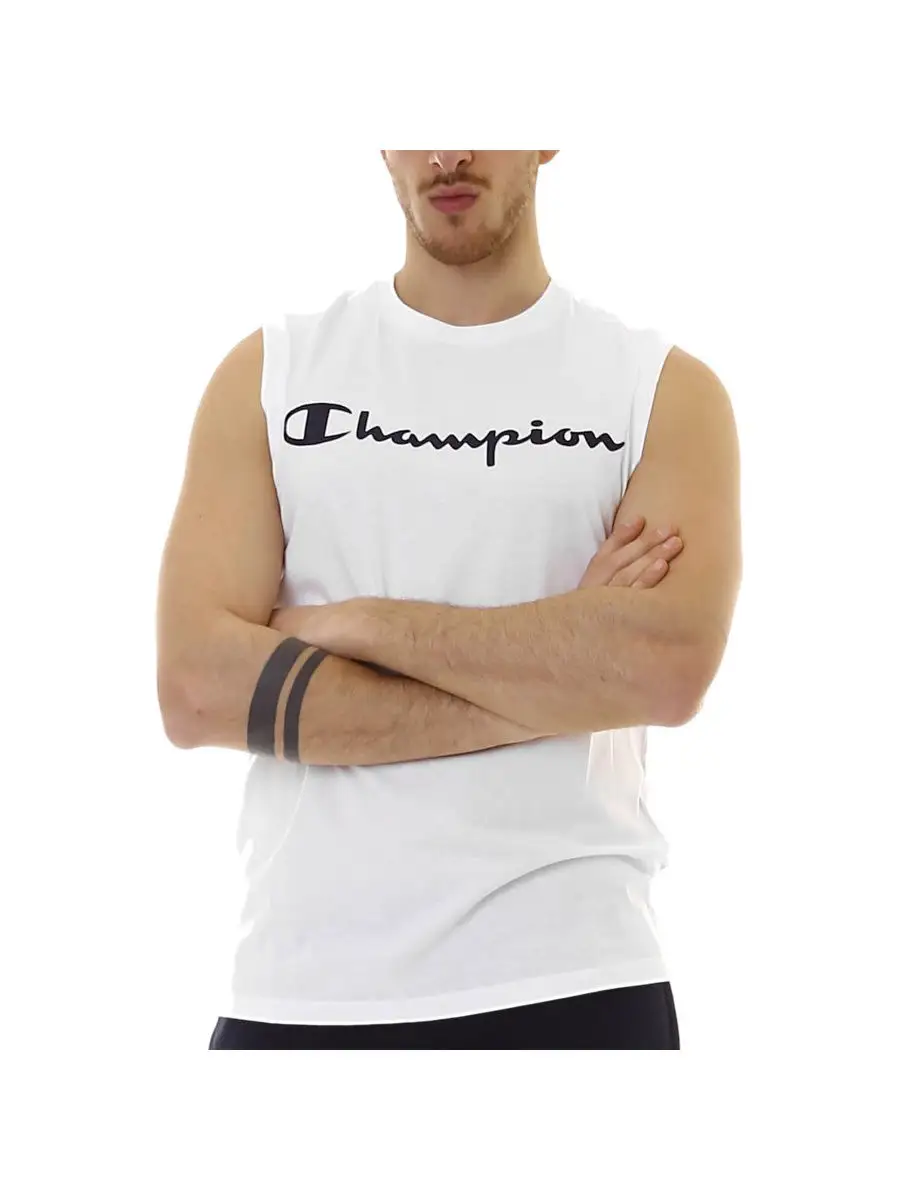 Sleeveless champion shirt on sale